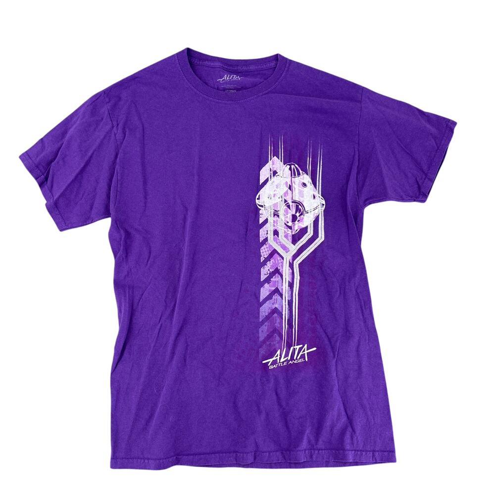 Alita Anime Purple T-Shirt Loot Crate Exclusive Women's Medium Streetwear